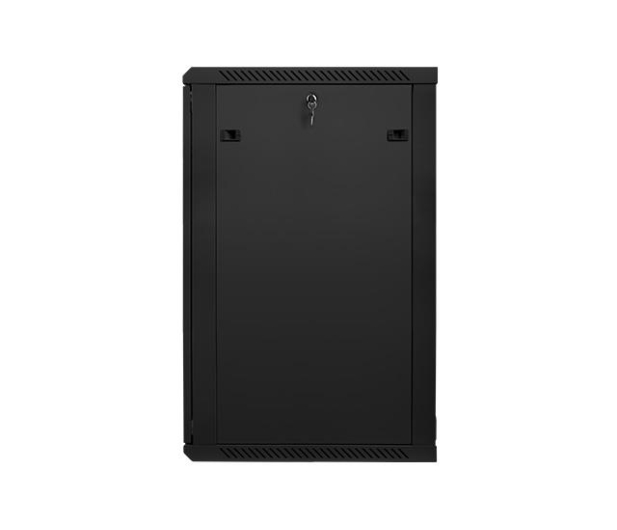 LANBERG Szafa instalacyjna wisząca 19'' 22U 600X600mm czarna (drzwi szklane) WF01-6622-10B - 455315 - zdjęcie 4